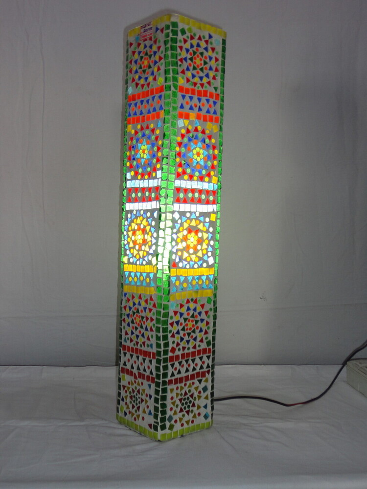 Gge 81 Mosaic Glass Floor Lamp - Color: Different Available