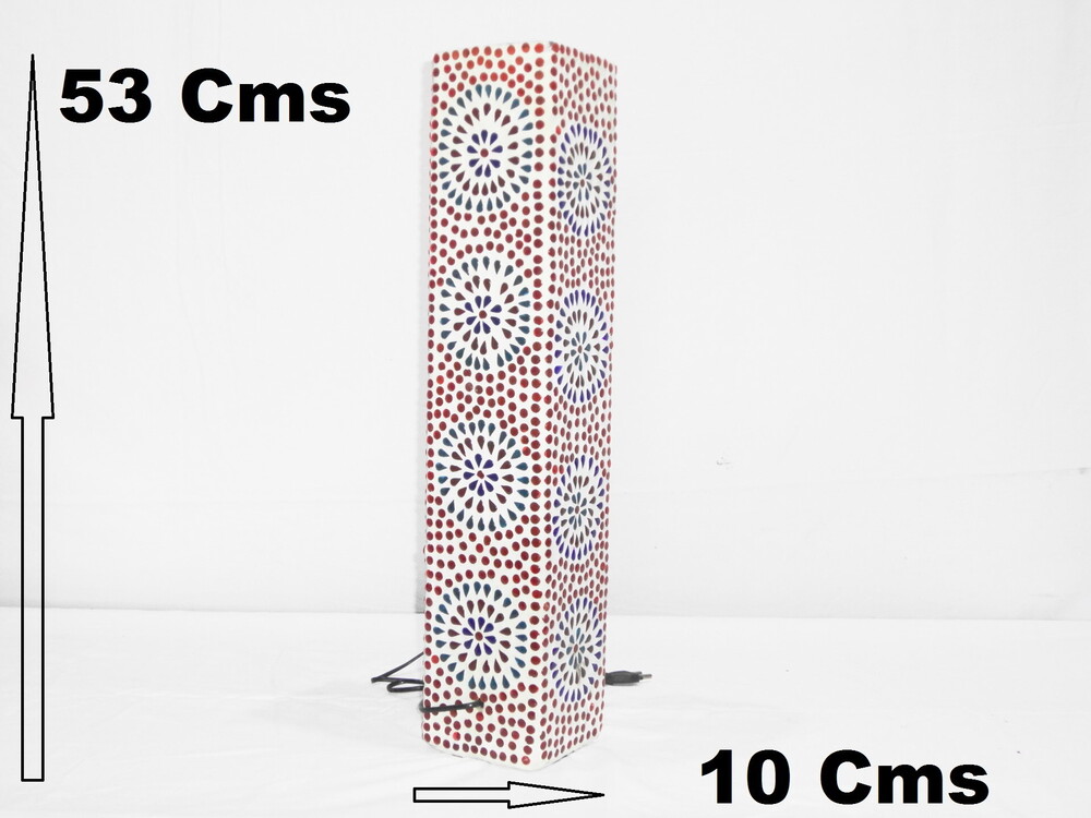 GGE 82 Mosaic Glass Floor Lamp