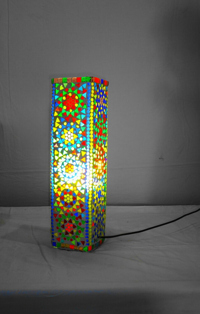 GGE 83 Mosaic Glass Floor Lamp