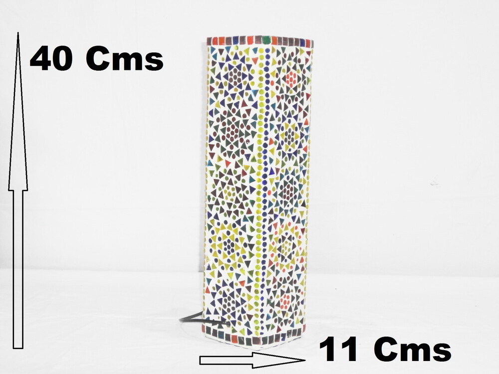 Gge 83 Mosaic Glass Floor Lamp - Color: Different Available