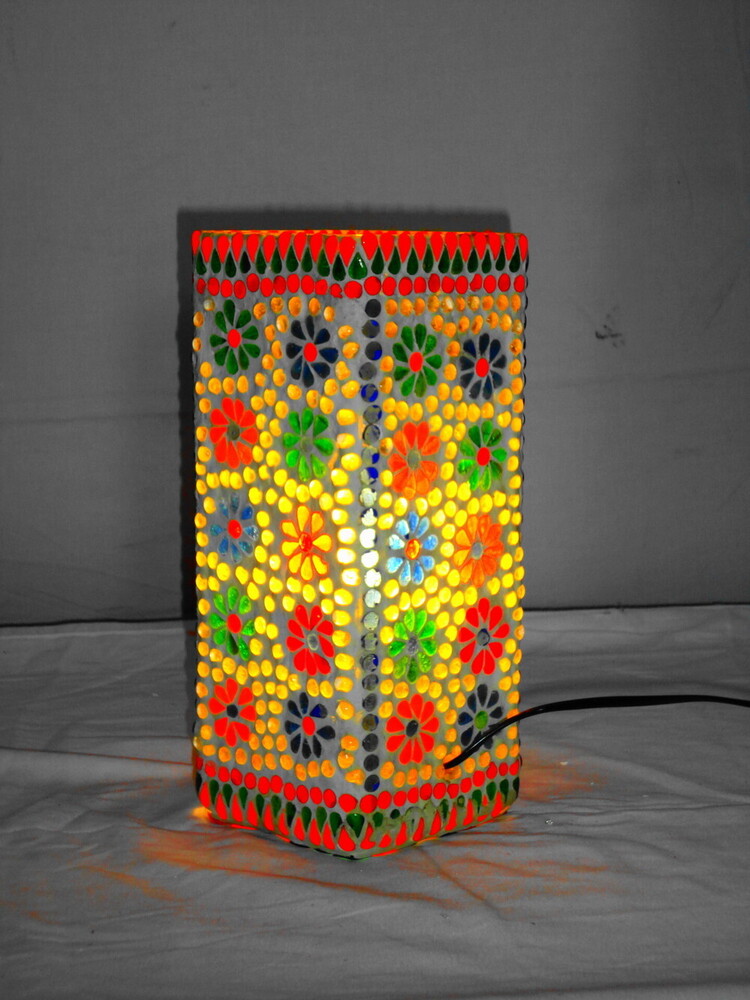 GGE 85 Mosaic Glass Floor Lamp