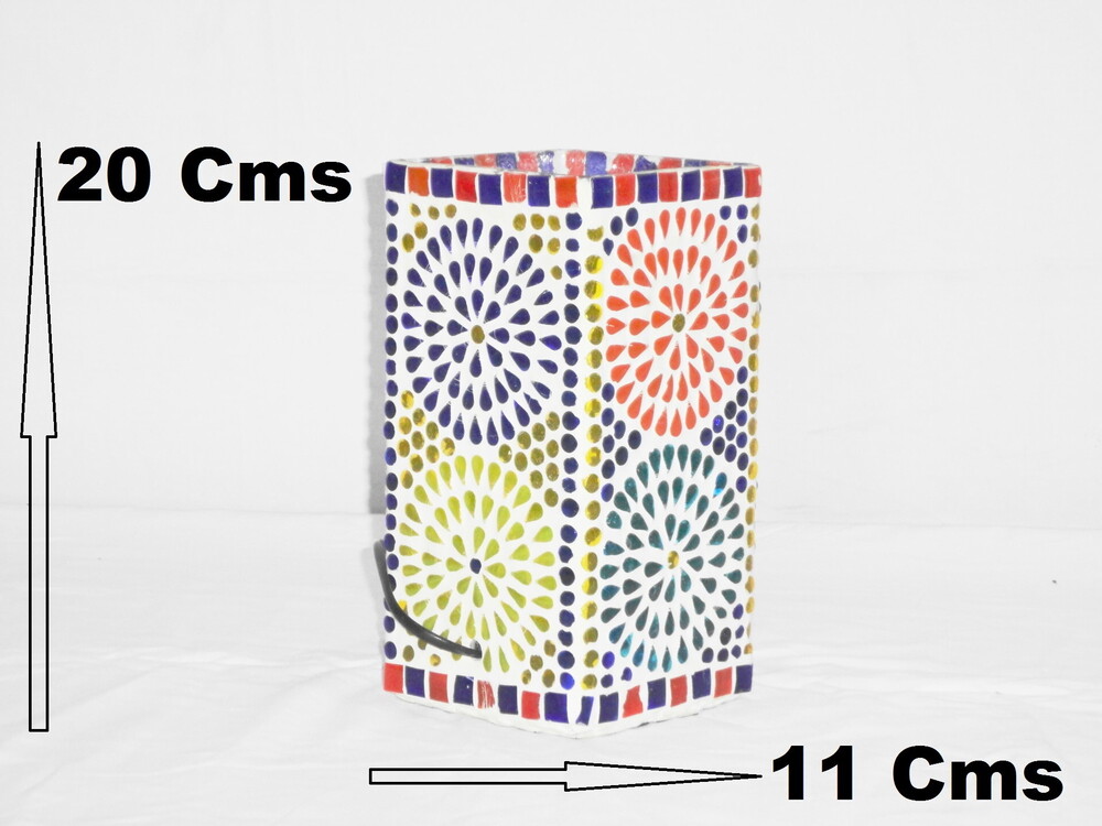 GGE 86 Mosaic Glass Floor Lamp