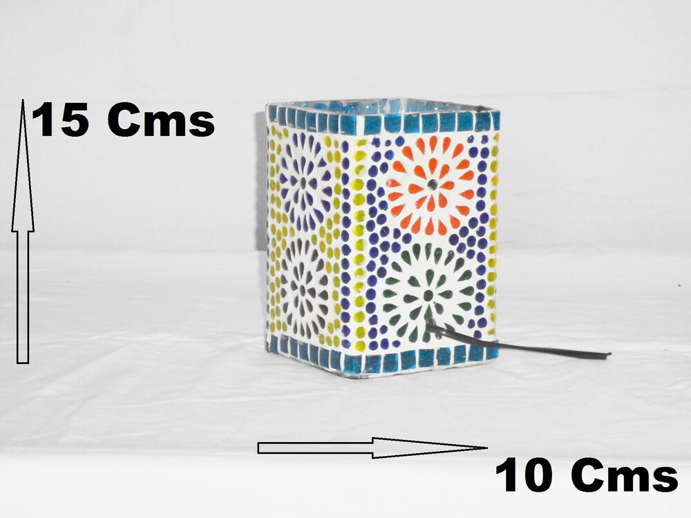 GGE 87 Mosaic Glass Floor Lamp