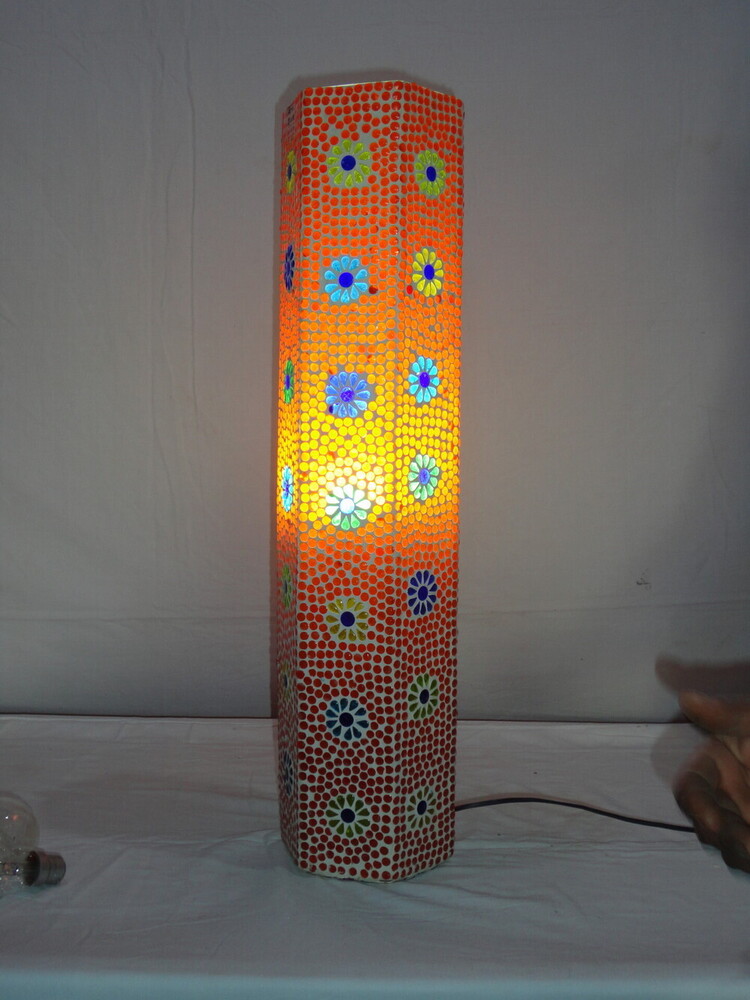 GGE 89 Mosaic Glass Floor Lamp