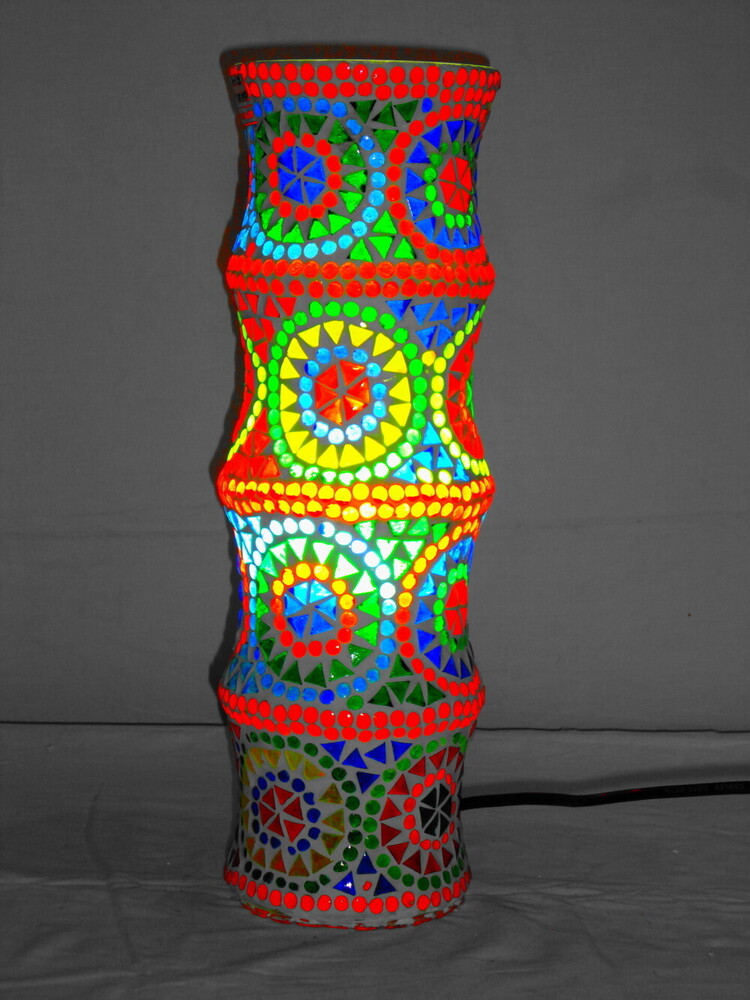 GGE 92 Mosaic Glass Floor Lamp
