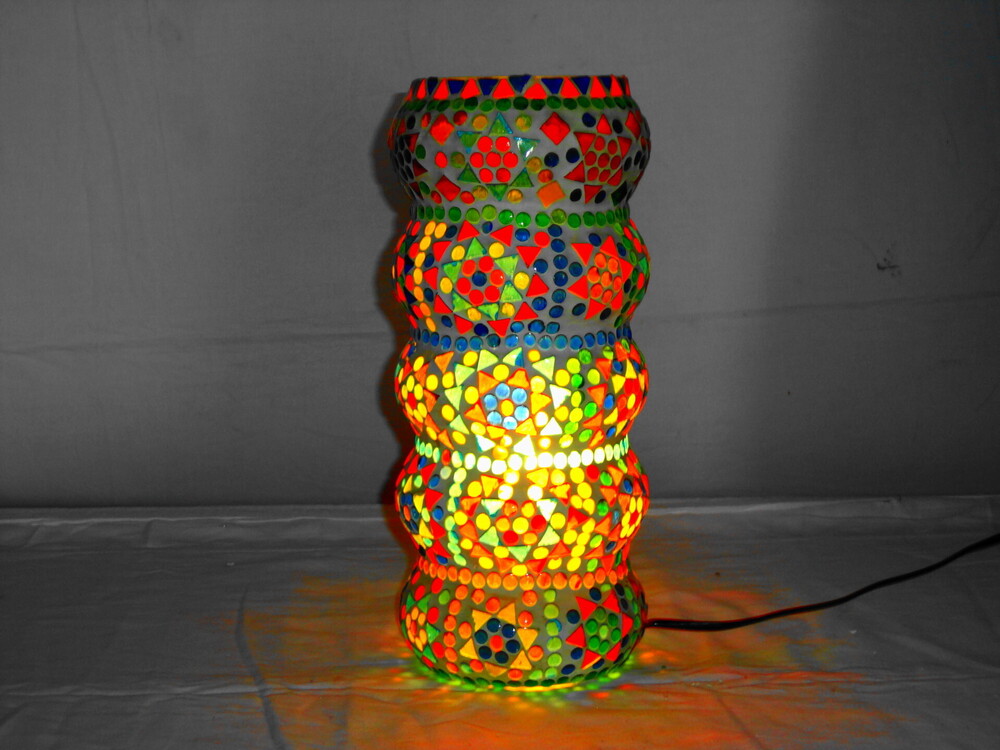 GGE 93 Mosaic Glass Floor Lamp