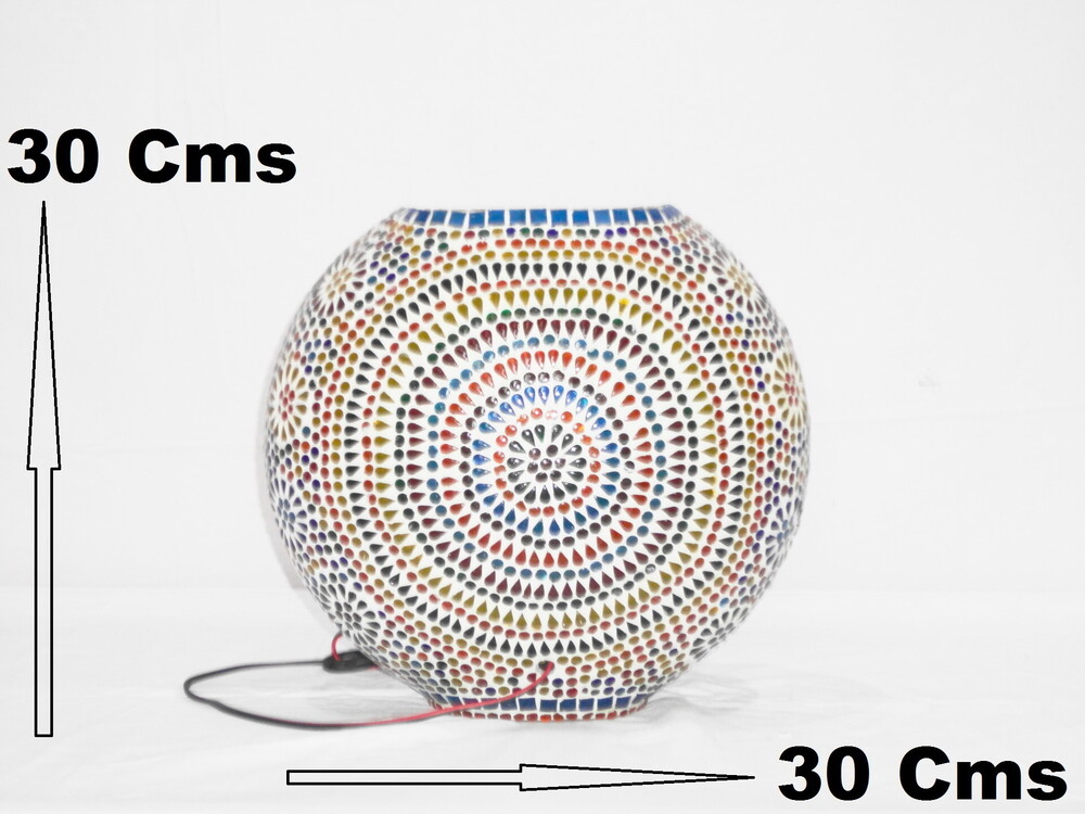 GGE 94 Mosaic Glass Floor Lamp