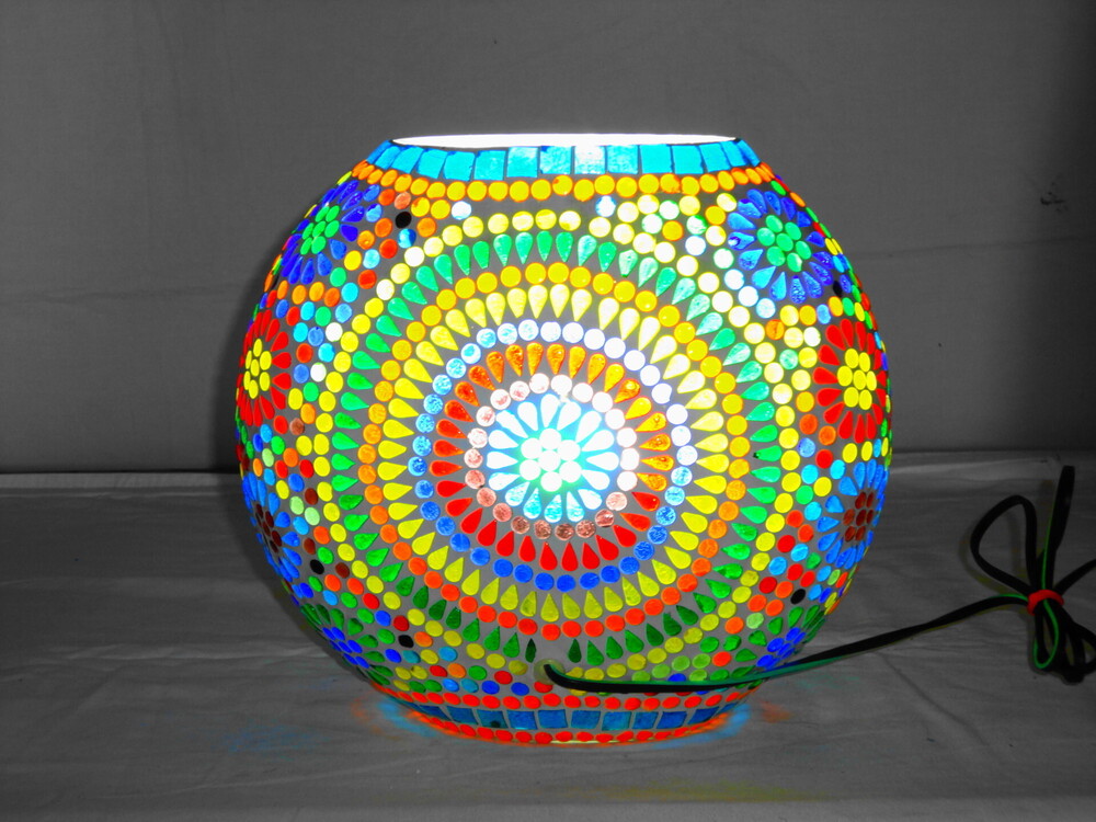 GGE 95 Mosaic Glass Floor Lamp