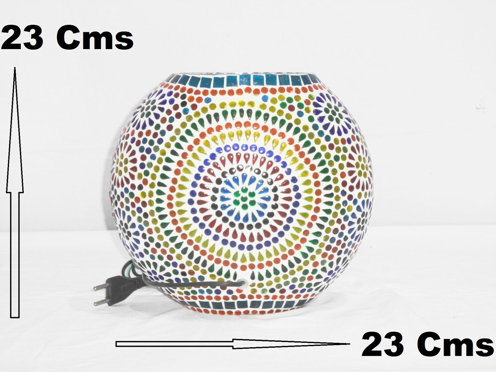 GGE 95 Mosaic Glass Floor Lamp