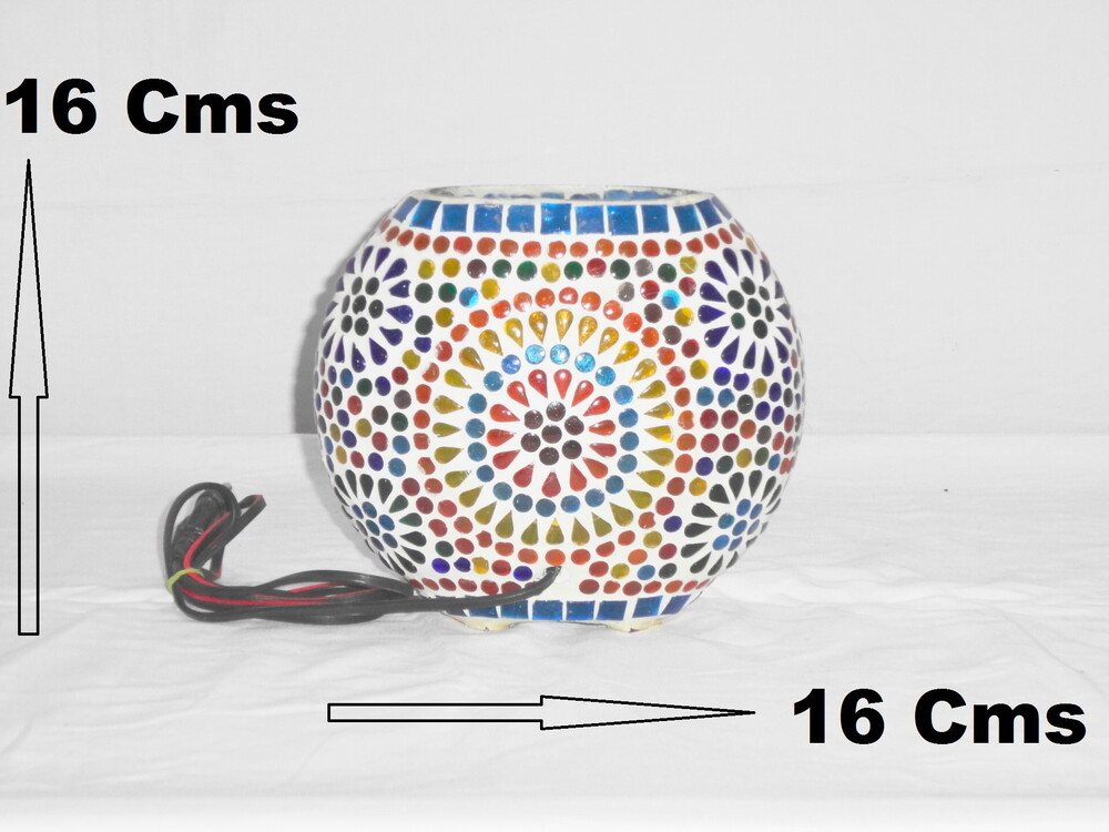 Gge 96 Mosaic Glass Floor Lamp - Color: Different Available