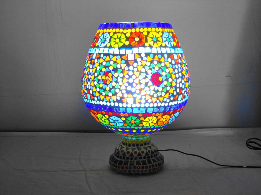 GGE 97 Mosaic Glass Floor Lamp