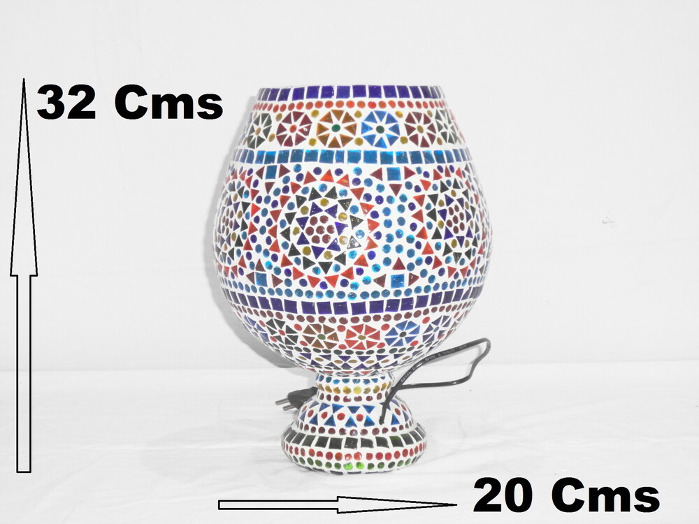 GGE 97 Mosaic Glass Floor Lamp