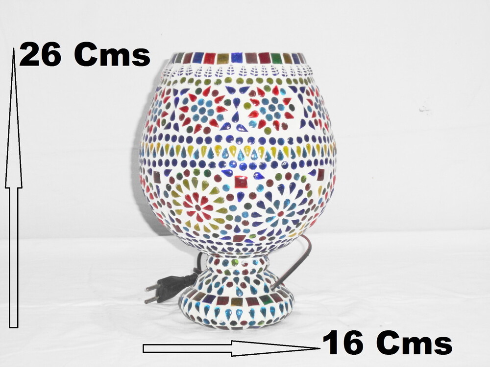 Gge 98 Mosaic Glass Floor Lamp - Color: Different Available