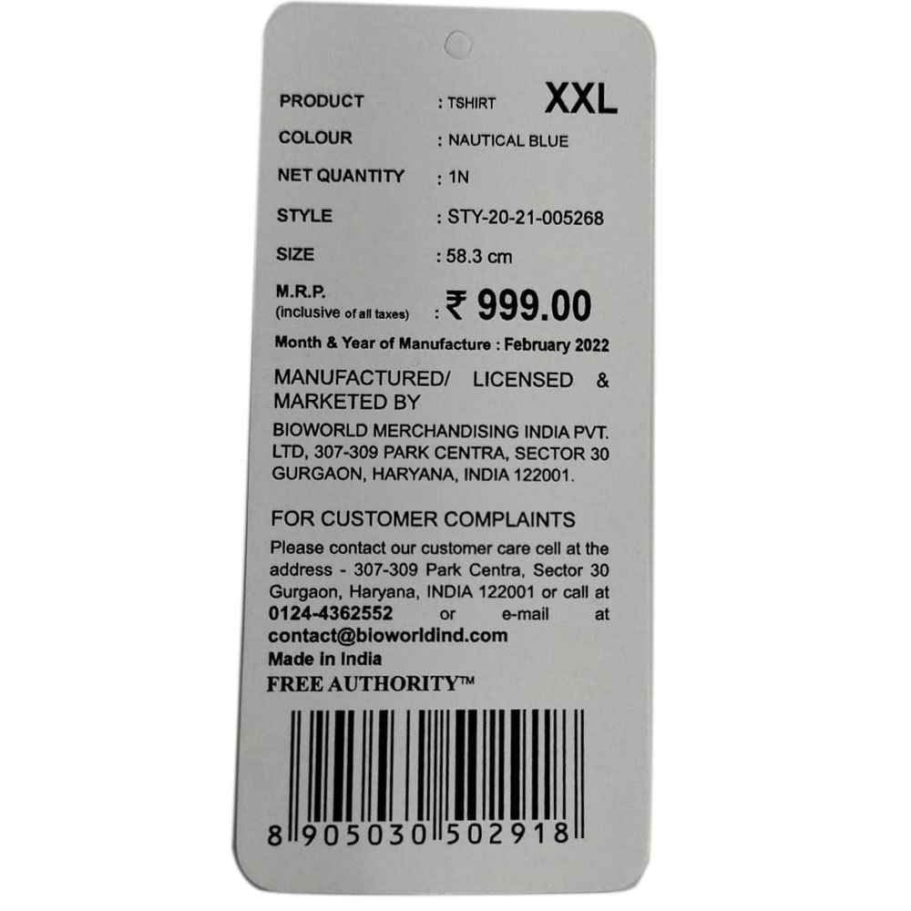 Machine Instruction Plate Printing