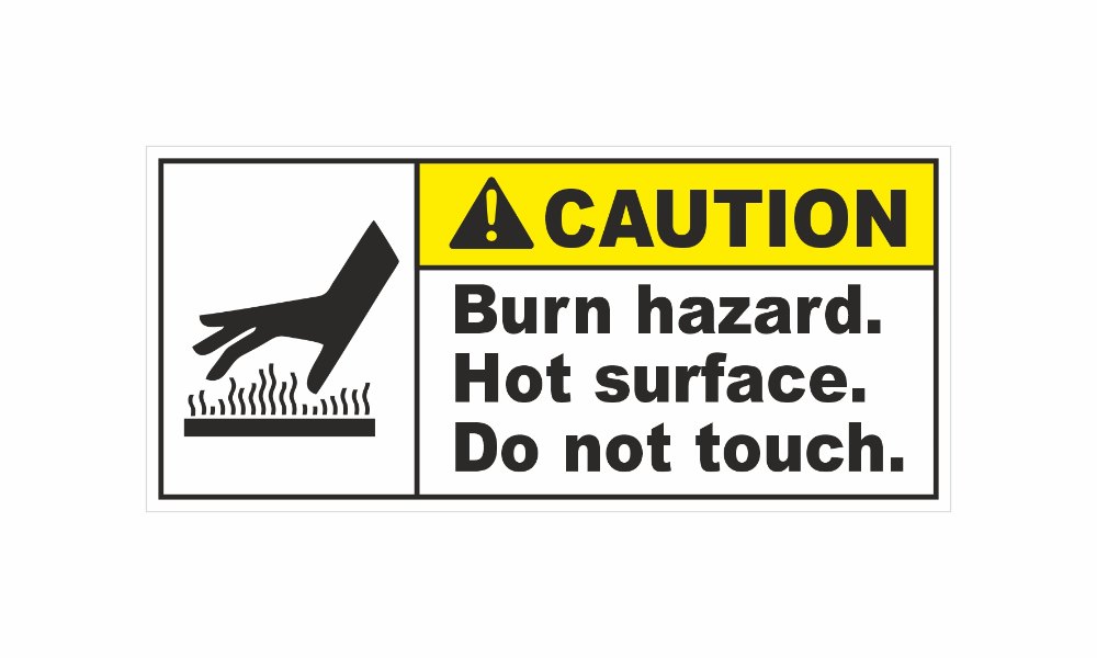 Machine Instruction Plate Printing