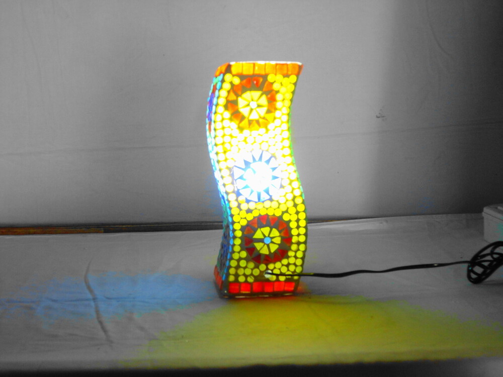 GGE 108 Mosaic Glass Floor Lamp