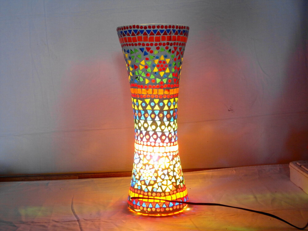 GGE 114 Mosaic Glass Floor Lamp