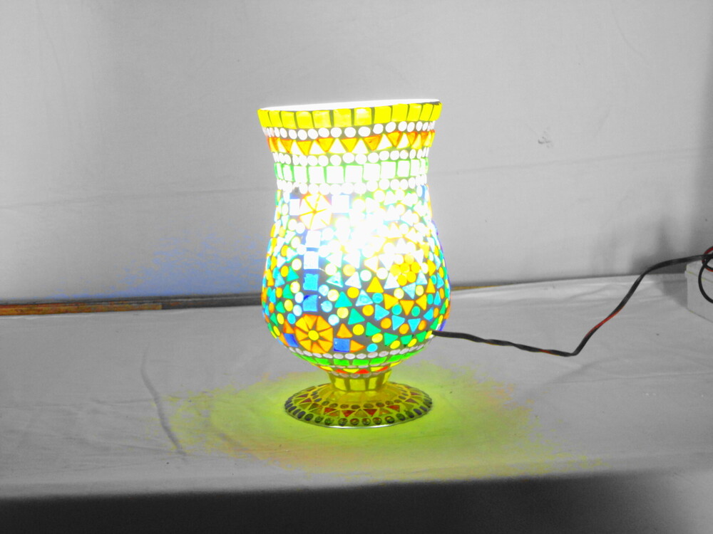 GGE 110 Mosaic Glass Floor Lamp