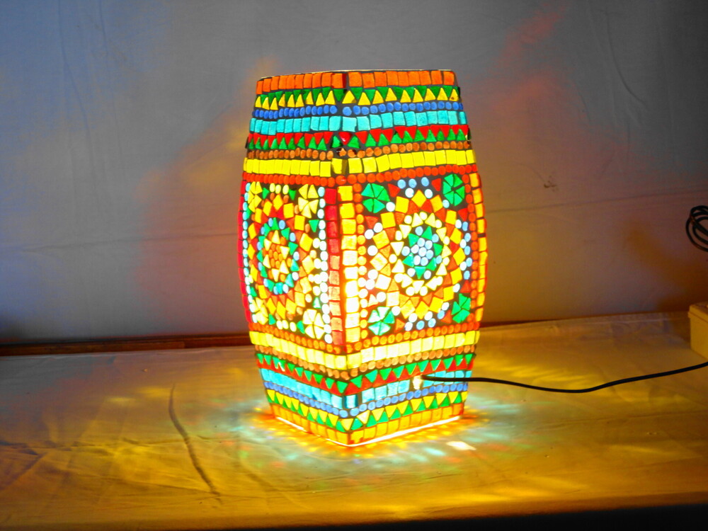 GGE 115 Mosaic Glass Floor Lamp