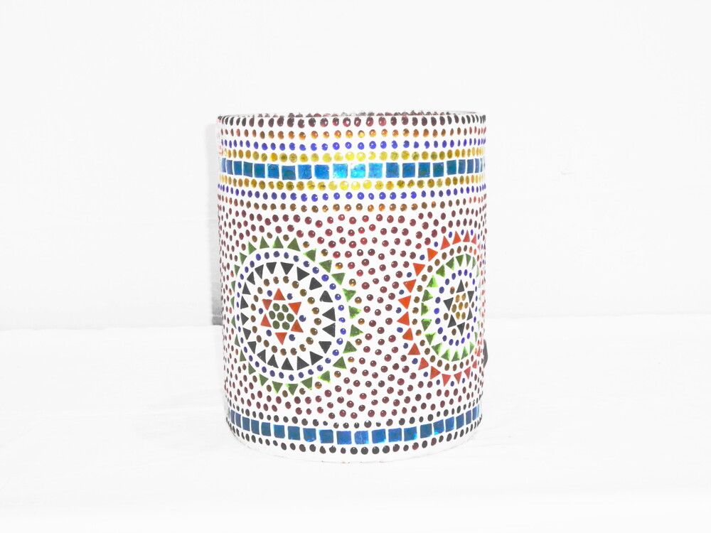 GGE 111 Mosaic Glass Floor Lamp