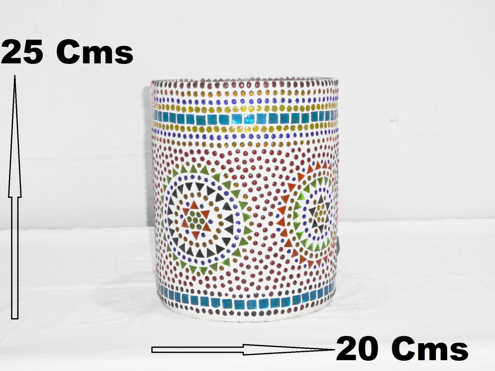 GGE 111 Mosaic Glass Floor Lamp