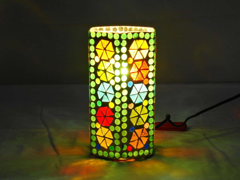 GGE 117 Mosaic Glass Floor Lamp