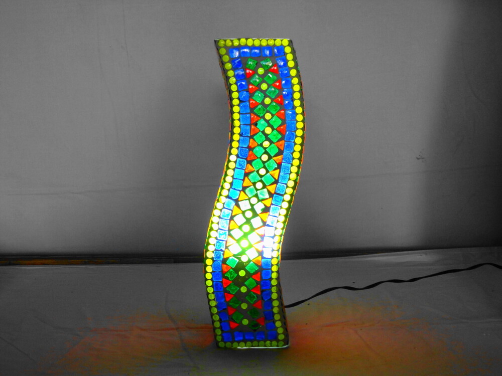 GGE 107 Mosaic Glass Floor Lamp