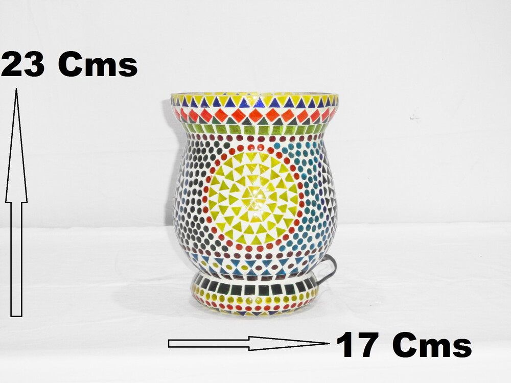 GGE 112 Mosaic Glass Floor Lamp