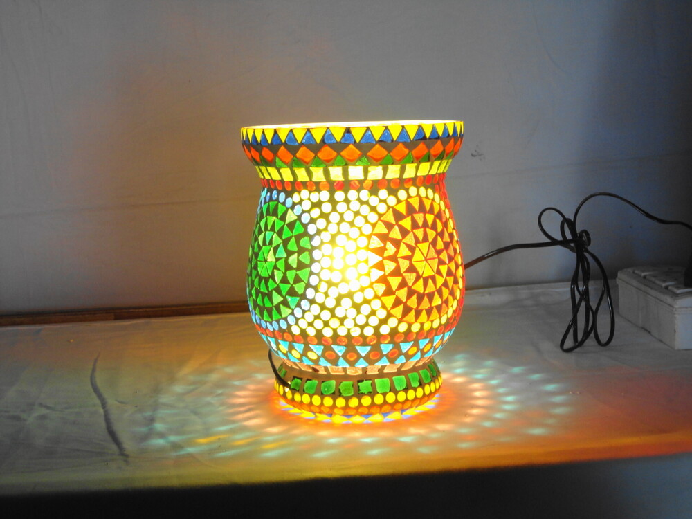 GGE 112 Mosaic Glass Floor Lamp