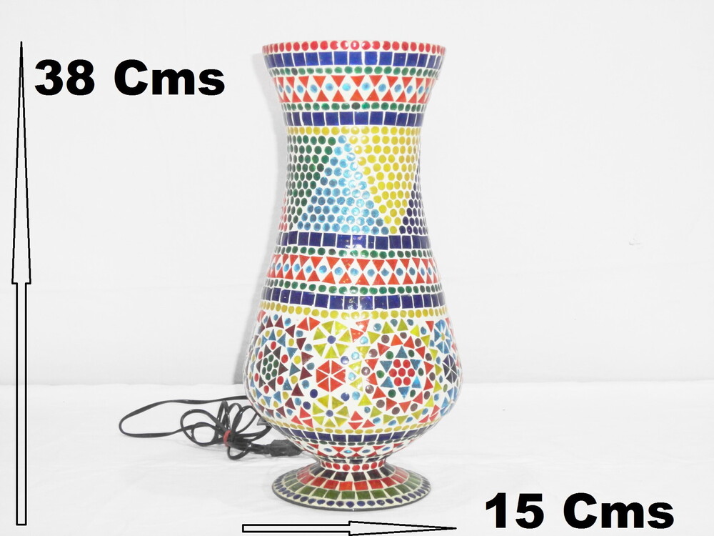 GGE 109 Mosaic Glass Floor Lamp