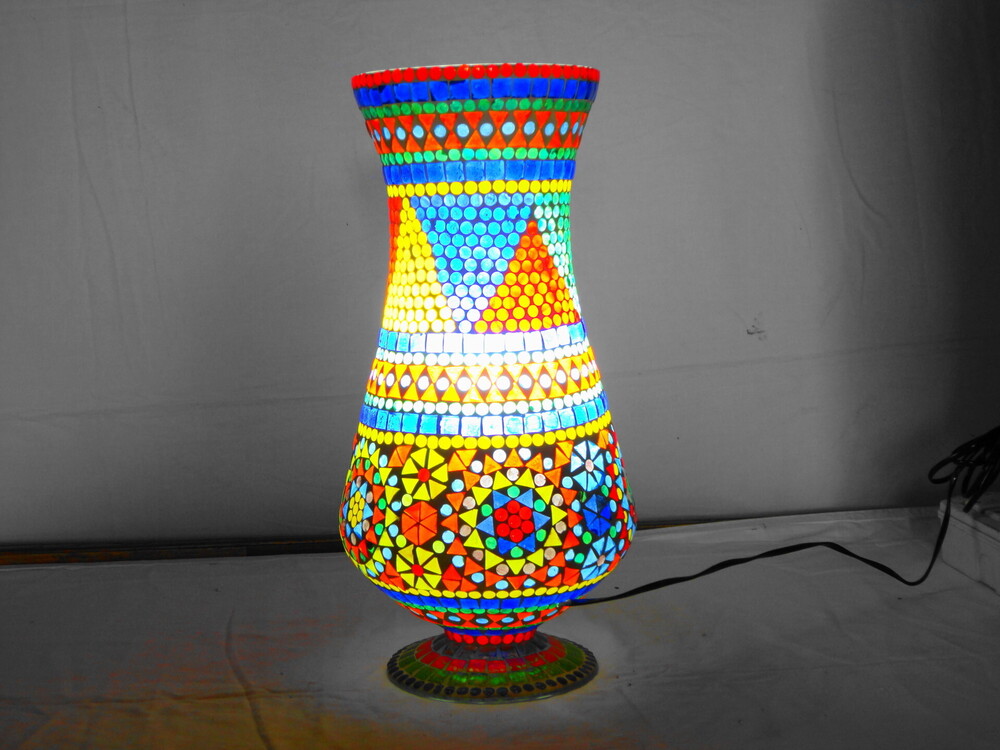 GGE 109 Mosaic Glass Floor Lamp
