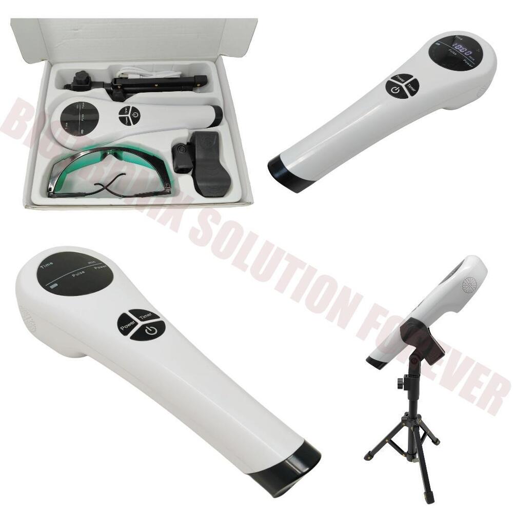 Home & Clinic Use Laser Therapy Machine with Safety Goggles and Rechargeable Battery