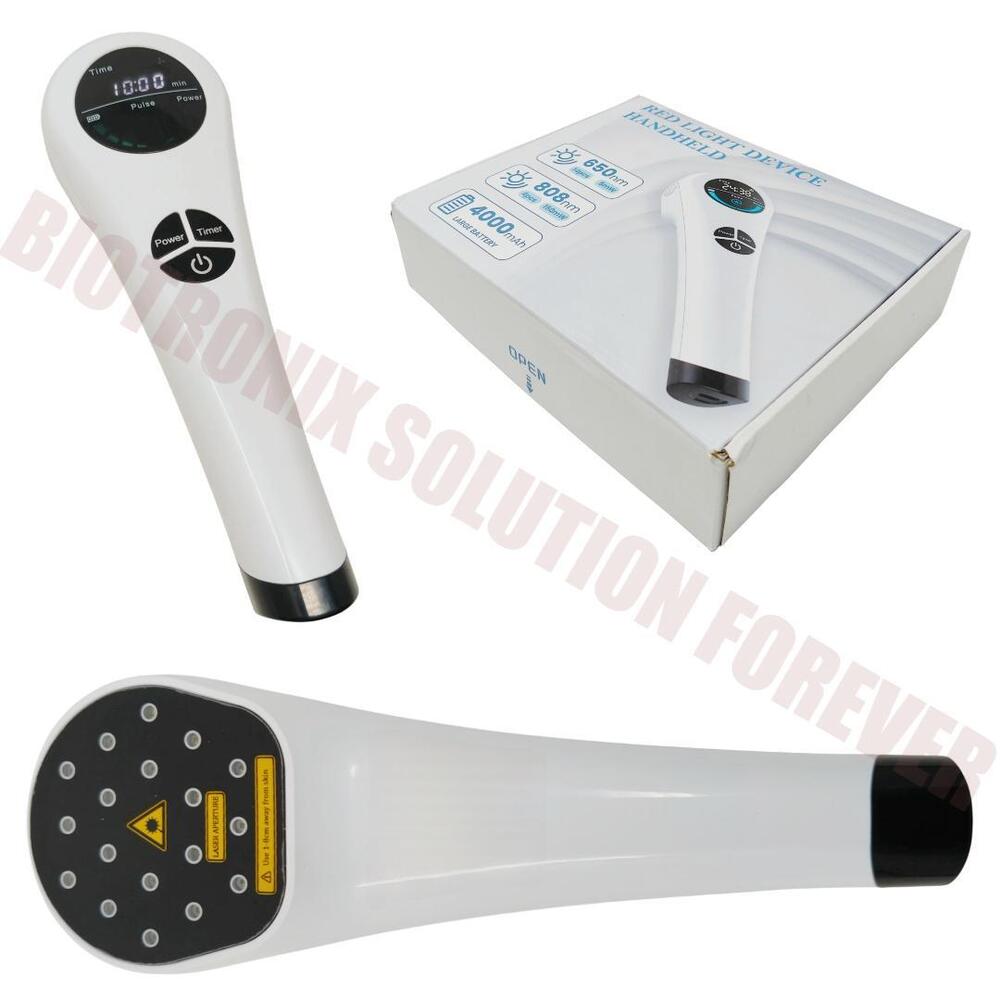 Home & Clinic Use Laser Therapy Machine with Safety Goggles and Rechargeable Battery