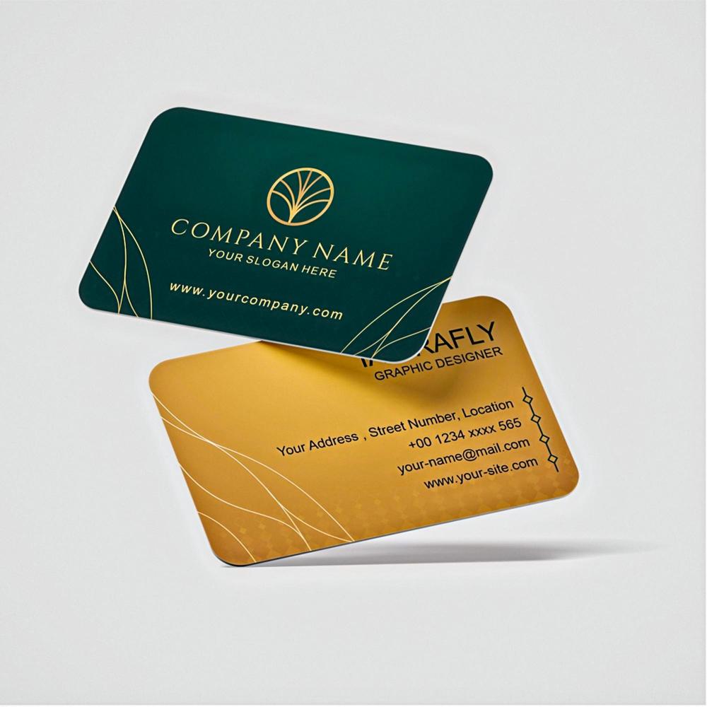 Uv Printed Velvet Embossed Visiting Cards