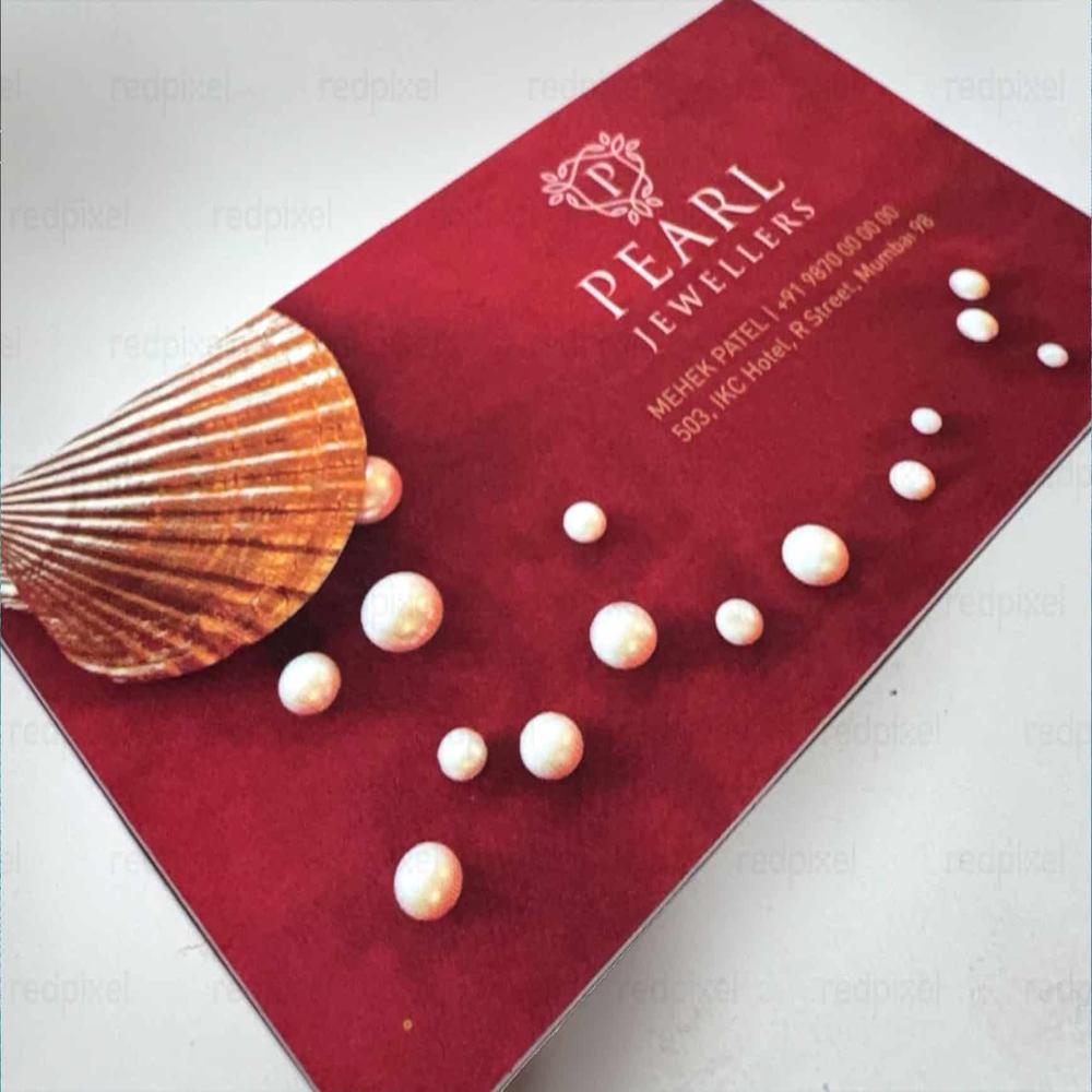 Uv Printed Velvet Embossed Visiting Cards