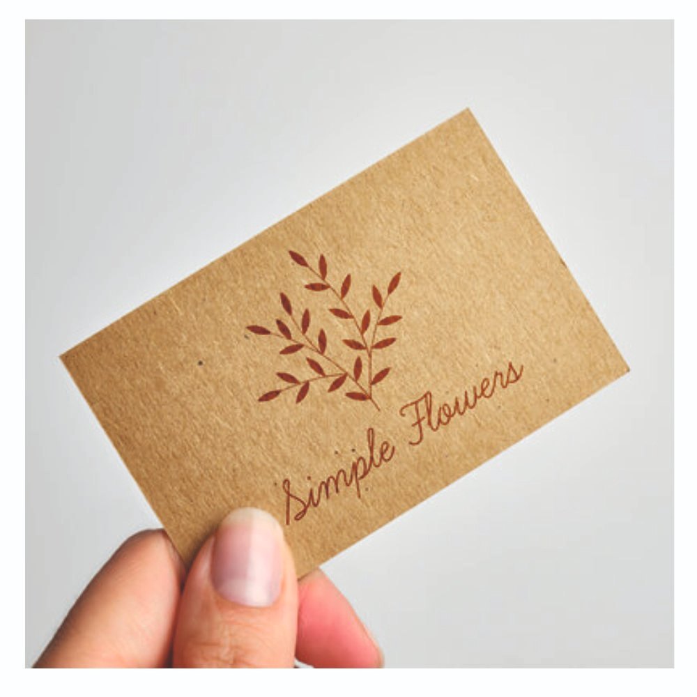 Craft Paper Visiting Card