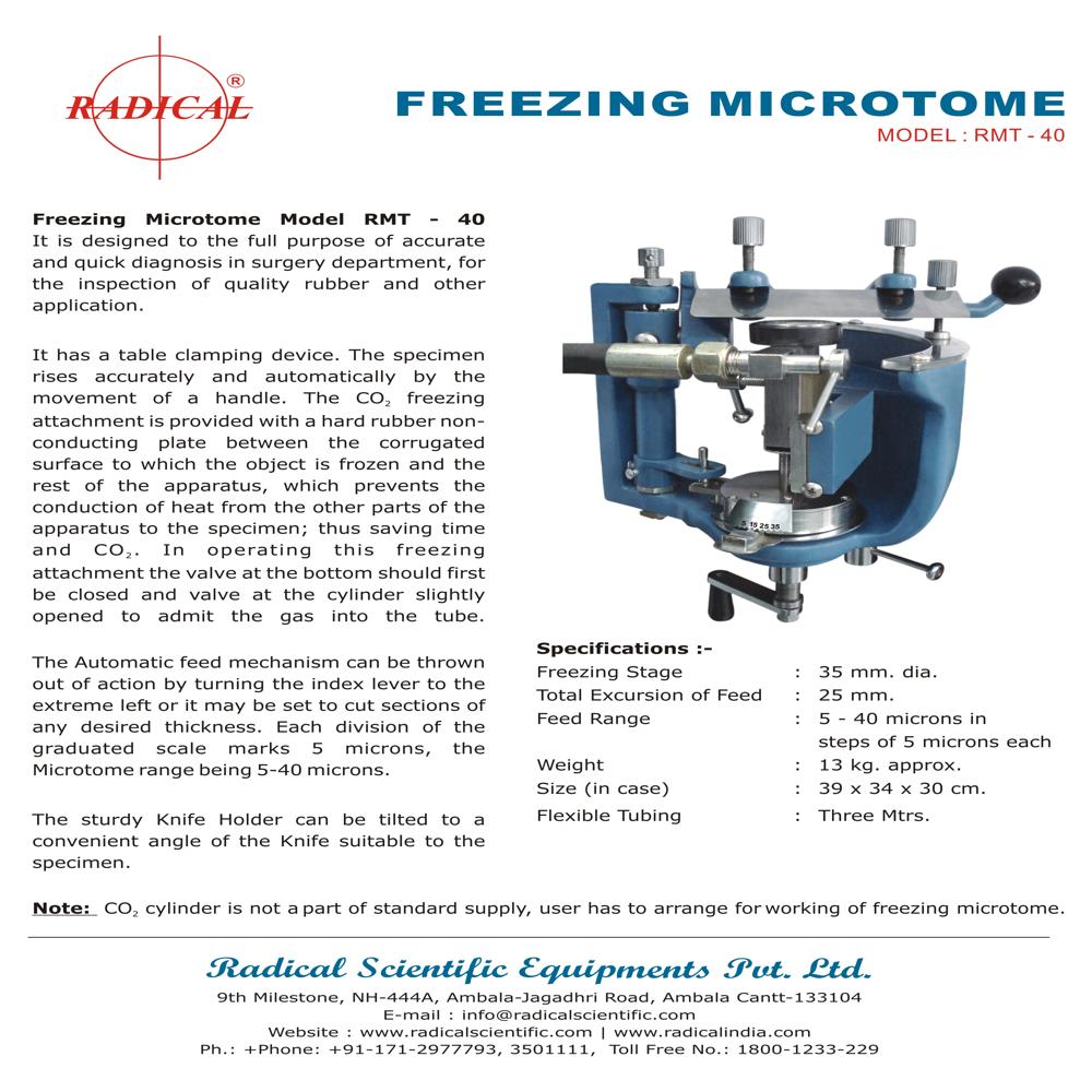Blue Freezing Microtome