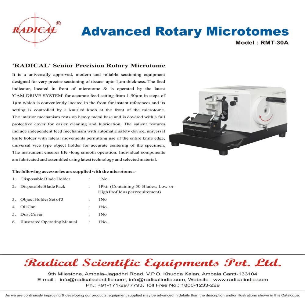 Advance Rotary Microtome RMT-30A