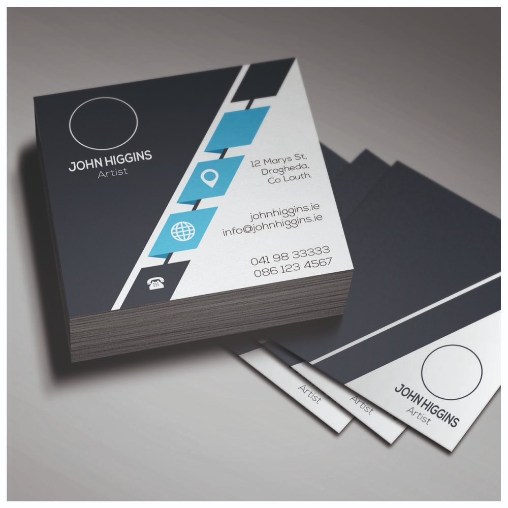 Square Cut Visiting Cards