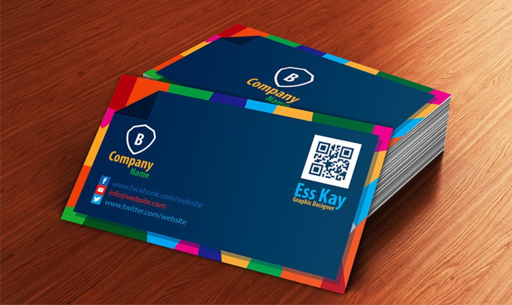 Square Cut Visiting Cards