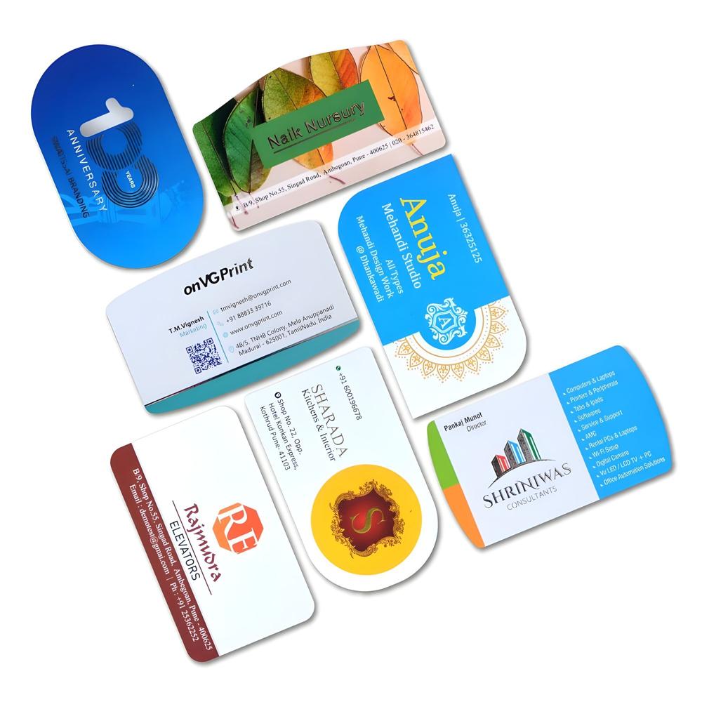 Square Cut Visiting Cards