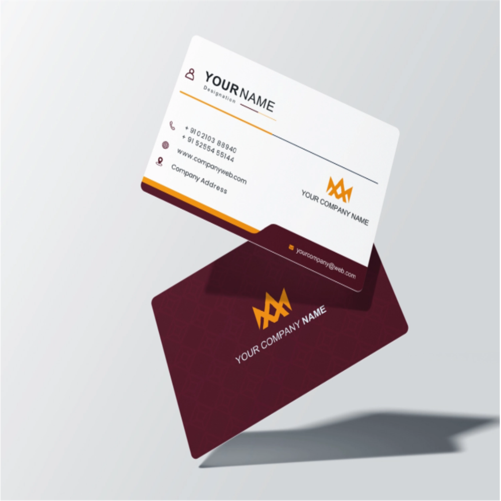 Matt Finish Visiting Card Printing