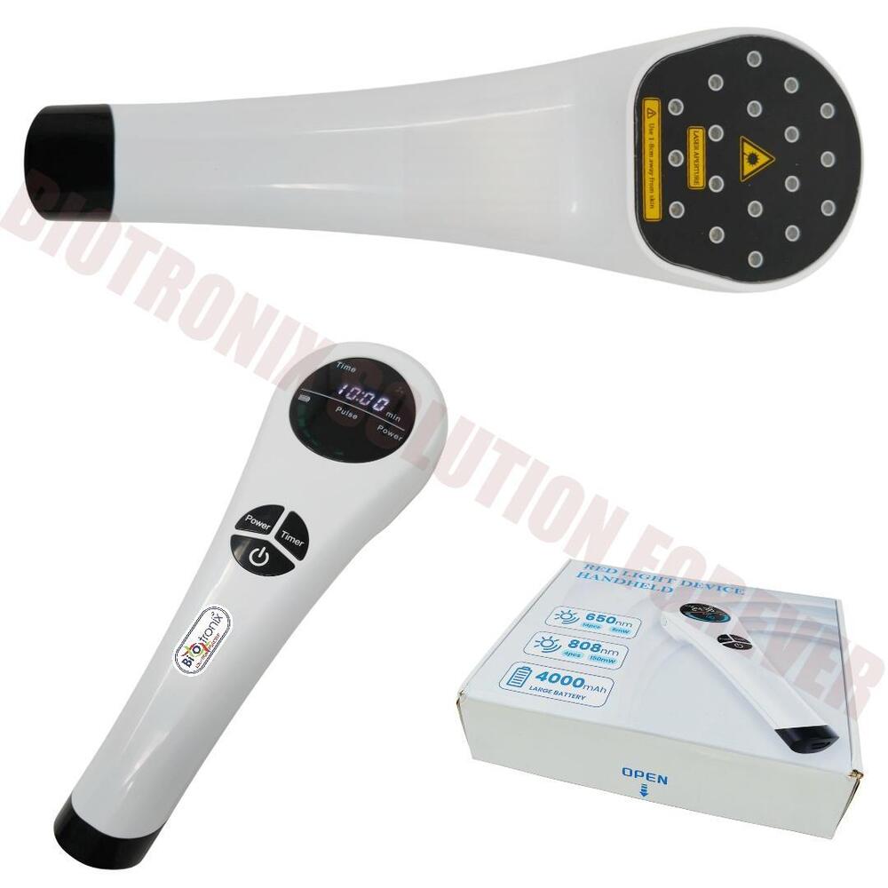 Handheld Laser Physiotherapy Equipment with Adjustable Timer and Cooling System