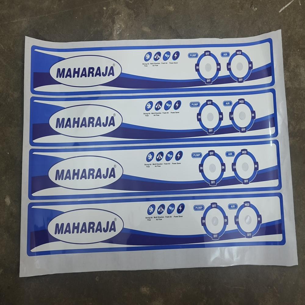 Cooler sticker printing