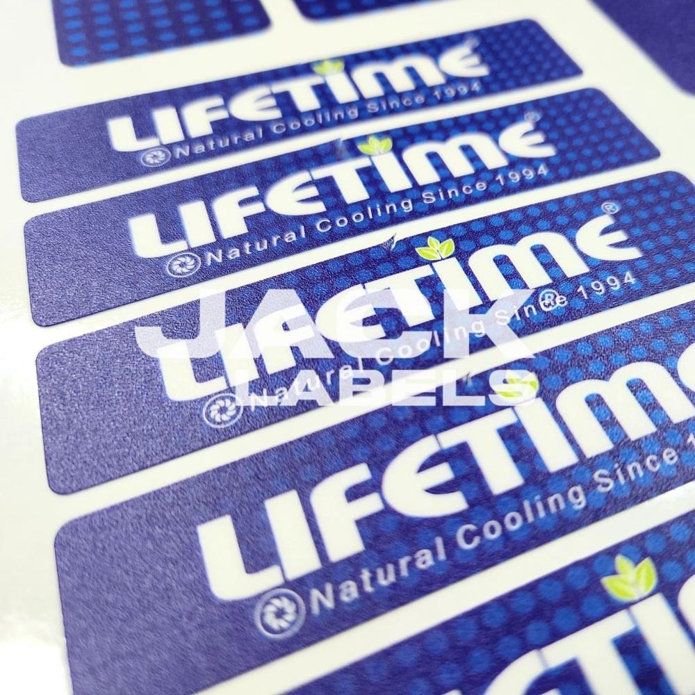 Cooler sticker printing