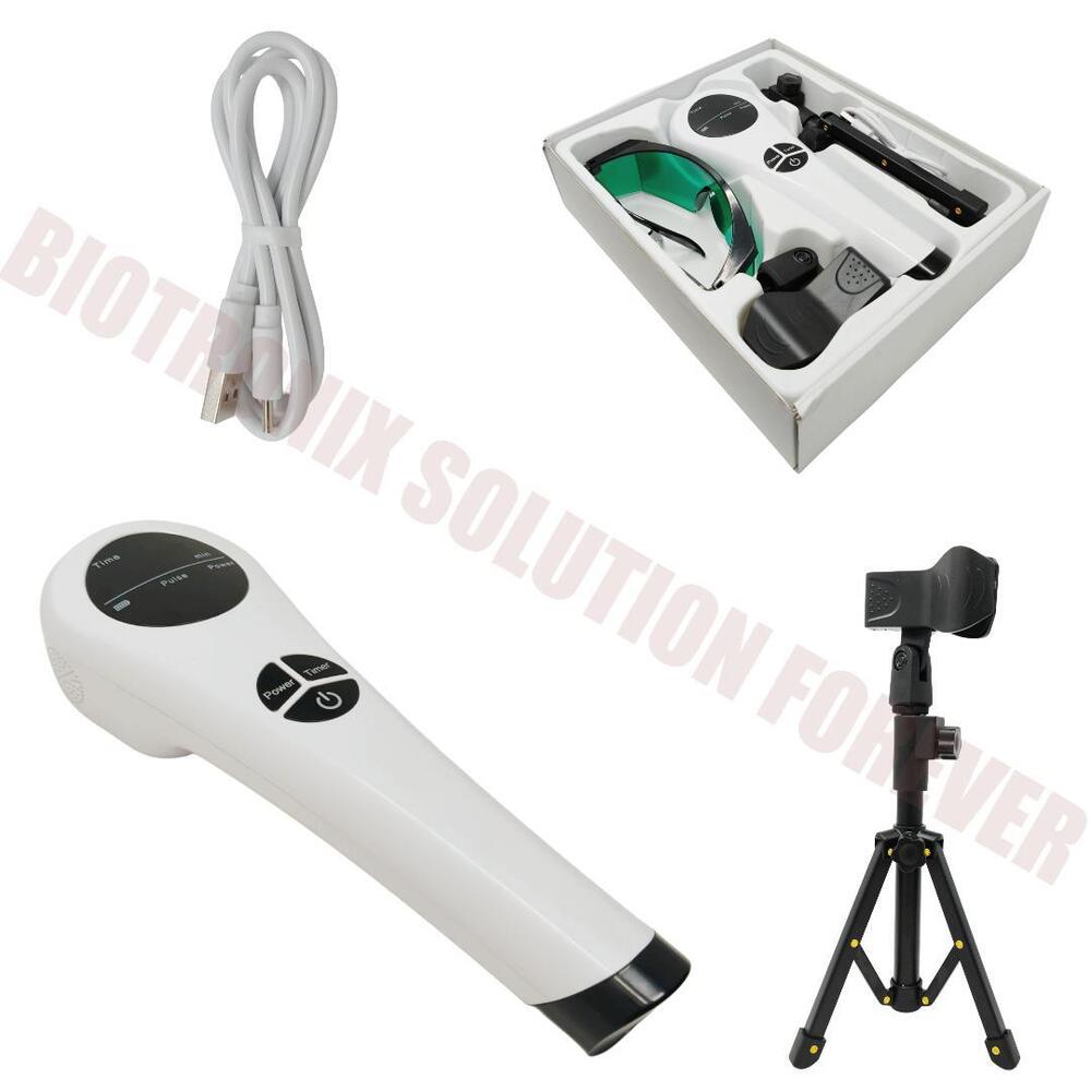 Dual Light Laser Therapy Device with Safety Goggles & Adjustable Stand