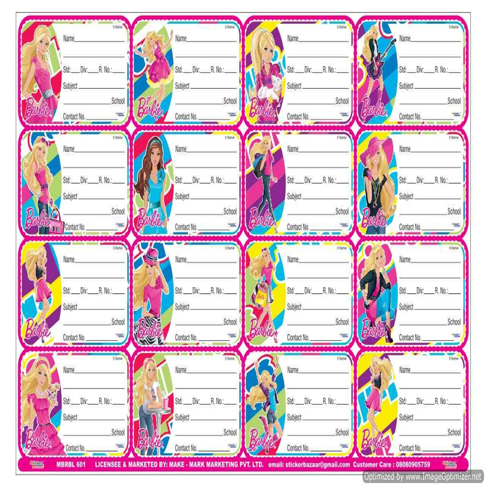 Name Sticker Printing