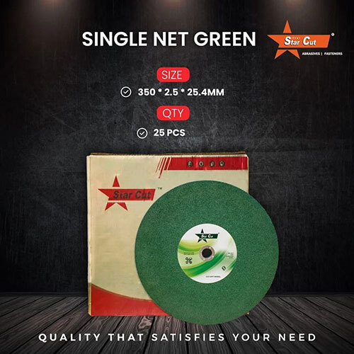 14 Inch Singal Net Green Cutting Wheel