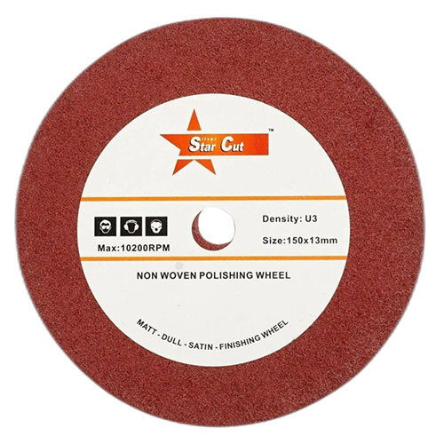 200 X 25 MM Star Cut Non Woven Polishing Wheel