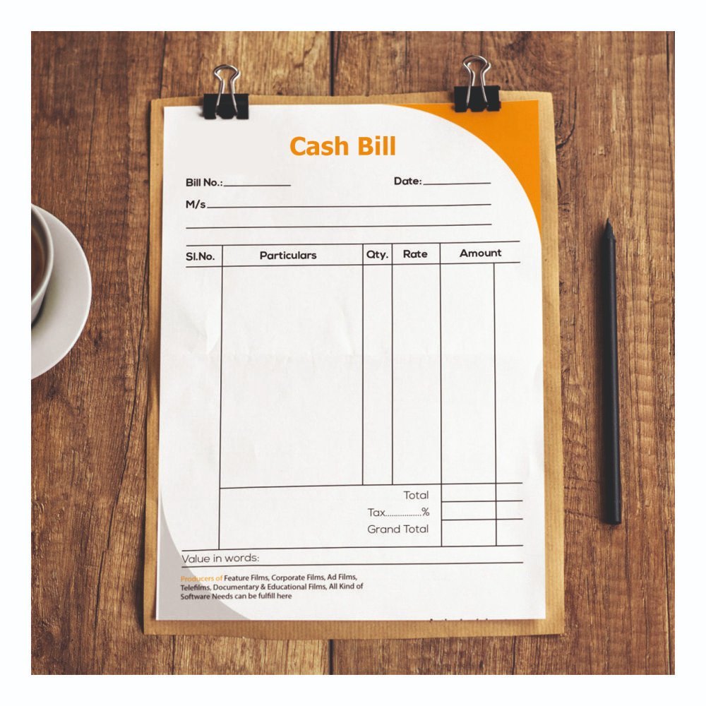 Multicolour Bill Book Printing Service